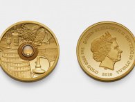 Disse guldmønter indeholder en dråbe af verdens dyreste whisky