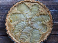 Tarte Bourdaloue: fransk pæretærte med mandelcreme