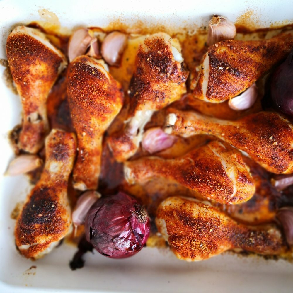 Kyllingelår i ovn - Mandekogebogen