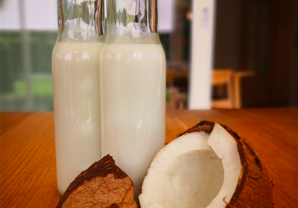 Hjemmelavet kokosmælk
