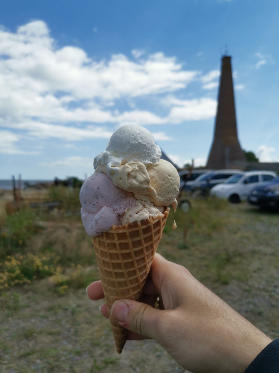 Herlig is fra Sandvis is Kalas i fornemme omgivelser. - Kulinarisk staycation 2020: Turen går til Bornholm