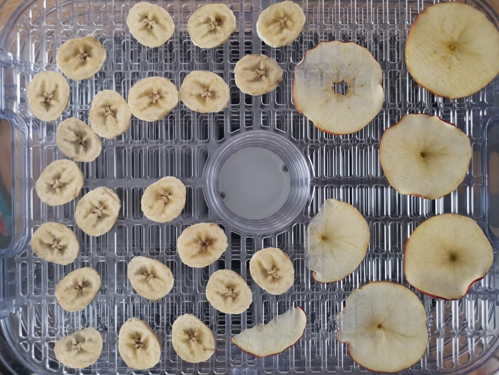 Friske råvarer inden tørring. - Cook & Baker Dehydrator (Test)