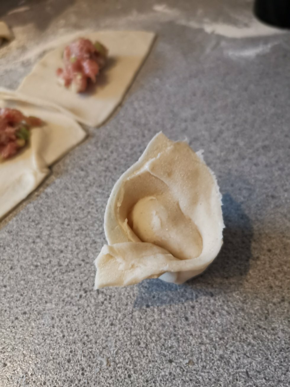 Hjemmelavede wontons