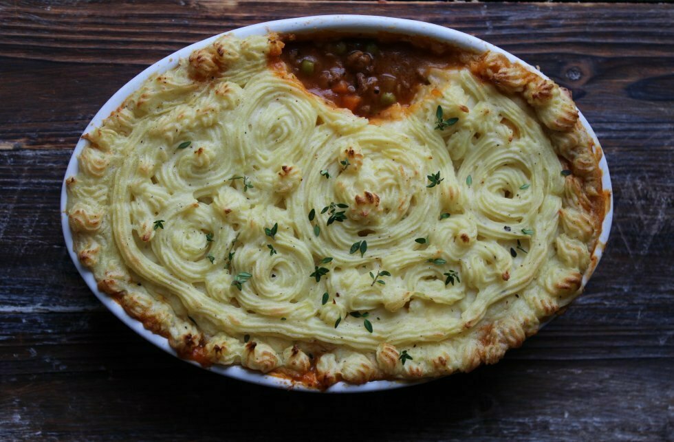 Shepherd's Pie - Simremad: 10 opskrifter til aftensmad med god tid