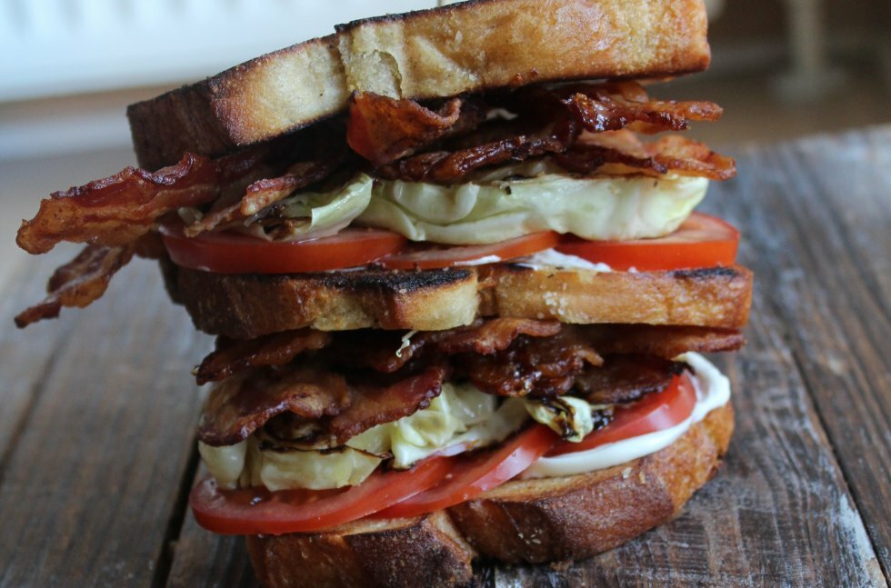 BLT Sandwich - Den perfekte sandwich med bacon, tomat og salat