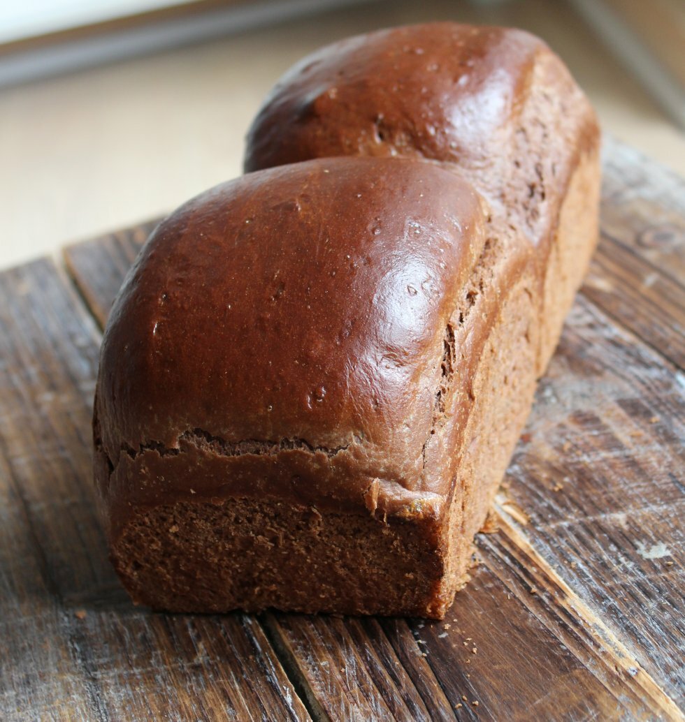 Det færdige chokoladebrød. - Chokolade-franskbrød