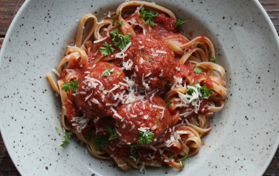 Polpette al sugo di pomodoro: Italienske kødboller i tomatsauce