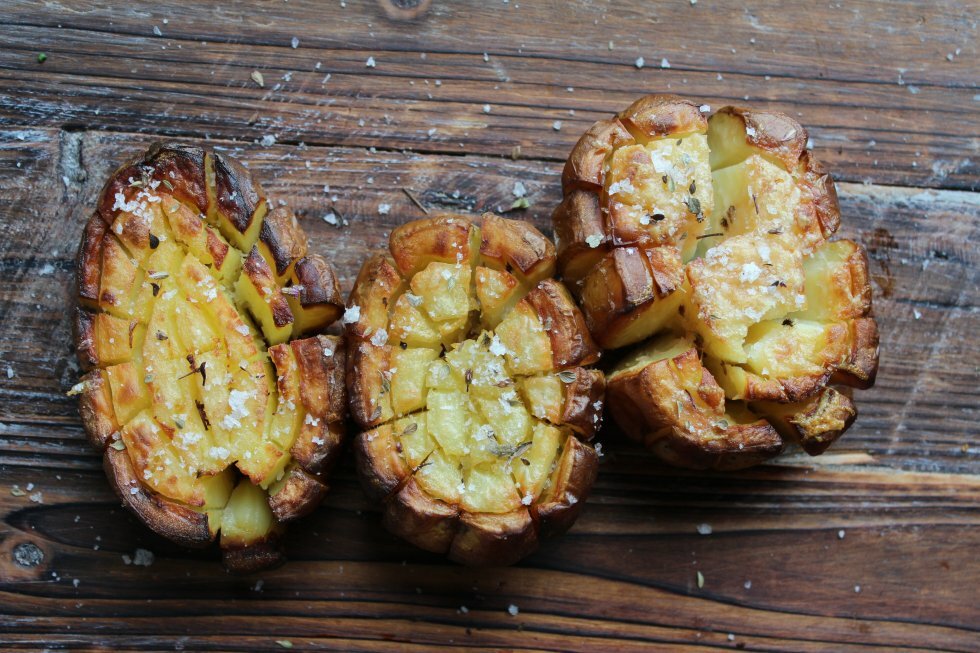 Kartofler klar til servering! - Blooming potatoes