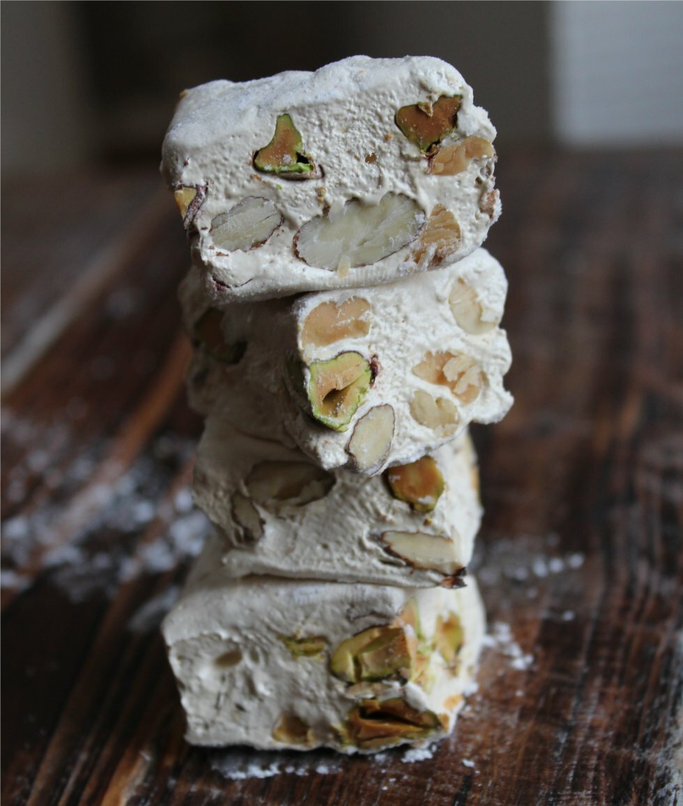 Hjemmelavet fransk nougat