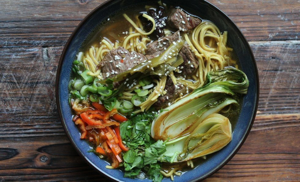 Beef Noodle Soup: asiatisk suppe med nudler