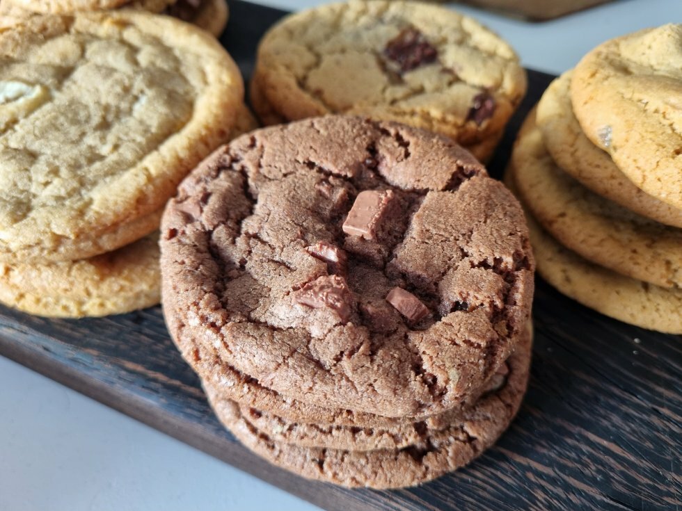 Grunddej til amerikanske cookies aka Cookie dough - Cookies: Grundopskrift på amerikanske cookies