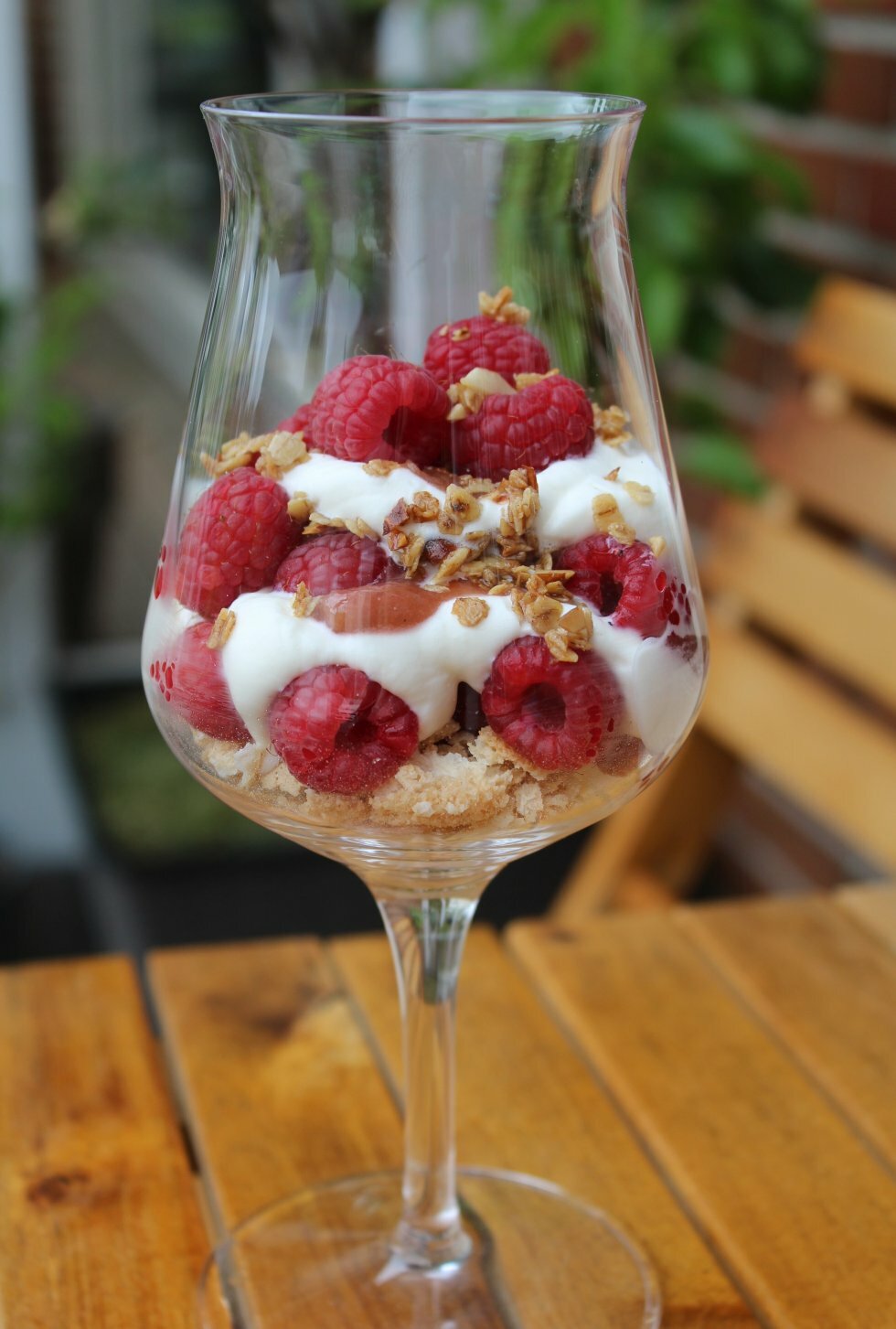 Cranachan og Highland Park Viking Heart. - Cranachan: Skotsk hindbærdessert med whisky