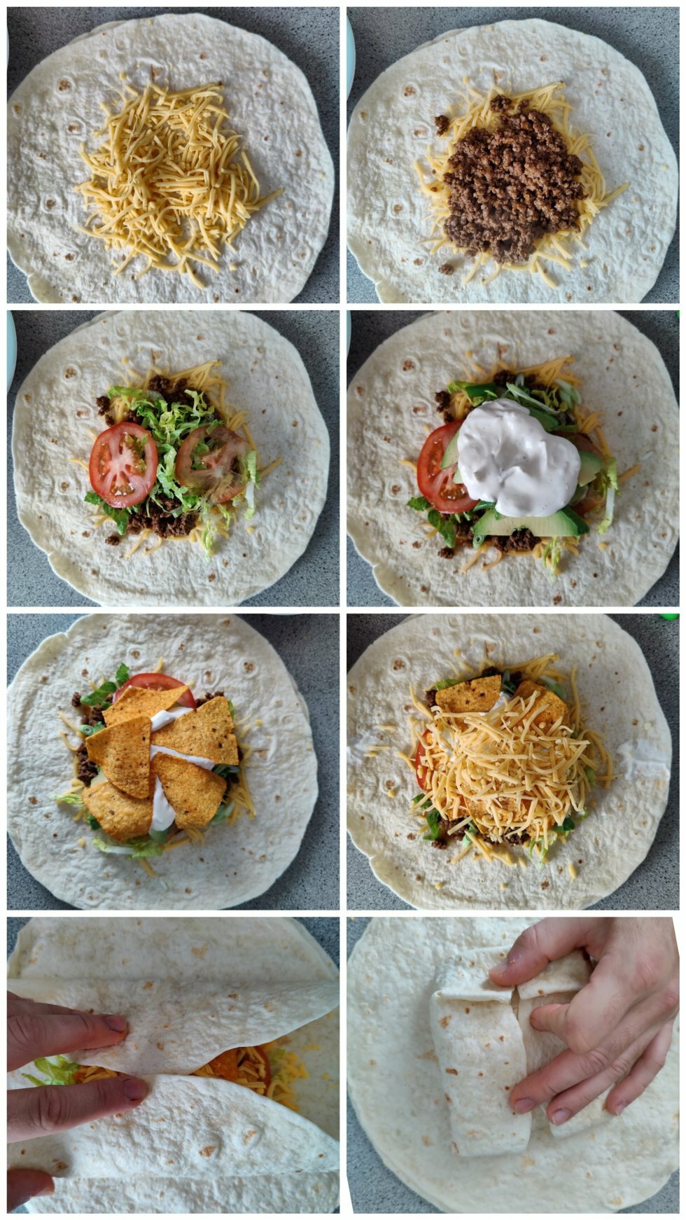 Crunch Wraps: lækre, sprøde fyldte tortillas