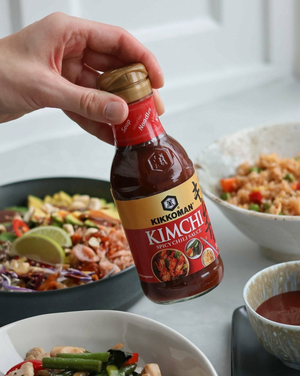 Kikkoman lancerer kimchi-chilisauce til at pifte din hverdagsasiatiske mad op 