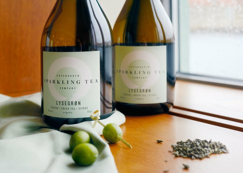 Sparkling Tea har designet LYSEGRØN til champagne-elskeren
