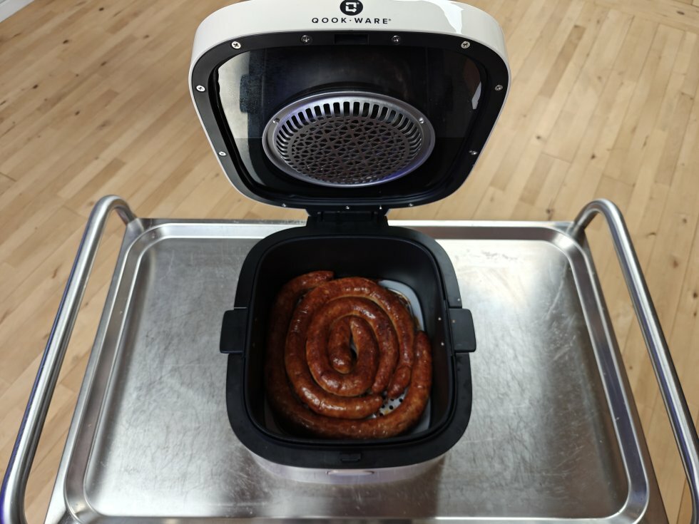 Medister i airfryer