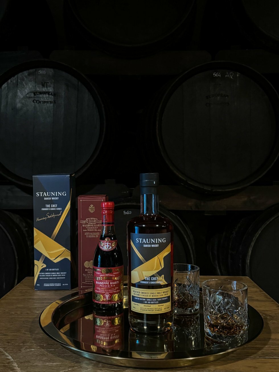 Balsamico møder vestkysten: Stauning Whisky lancerer ultra-limiteret Founders-whisky med blot 189 eksemplarer