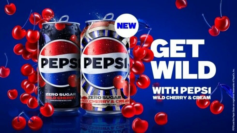 Pepsi lancerer ny smag: Wild Cherry & Cream