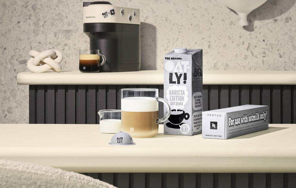 Nespresso og Oatly lancerer verdens første kaffekapsel skræddersyet til havredrik