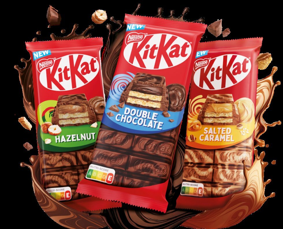 KitKat lancerer 3 nye chokoladeplader