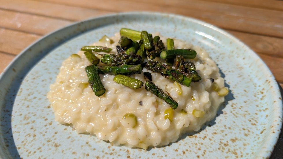 Risotto med asparges