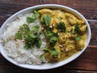 Chicken Satay Curry - kylling i cremet peanutbutter-karry