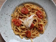 Pasta al pomodoro fresco: Spaghetti med frisk tomat