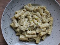 Pasta med pistacie-pesto: Pasta al pistacchio