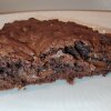 Verdens bedste brownie med chokoladestykker - Brownie