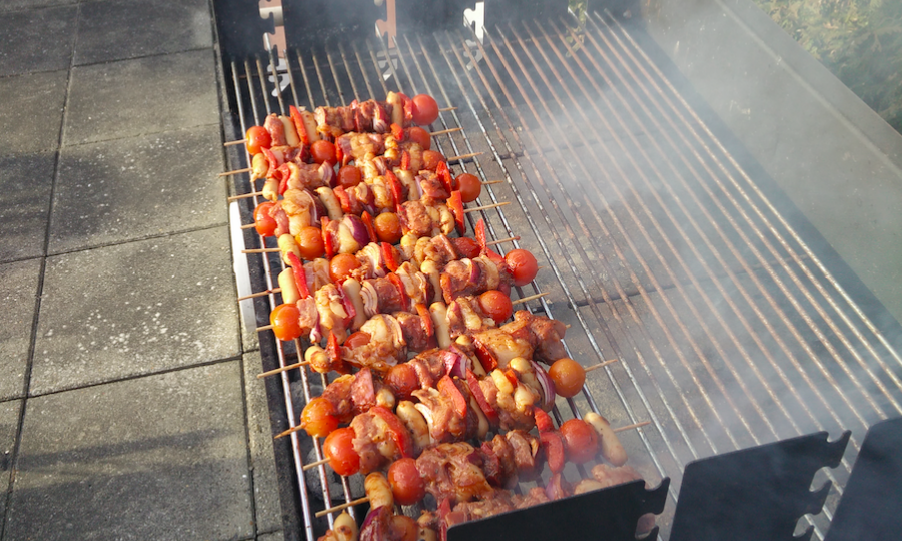 Grillspyd med marinade