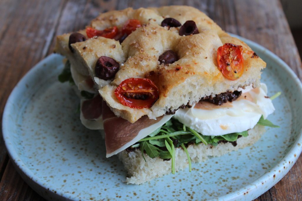 Focaccia-sandwich