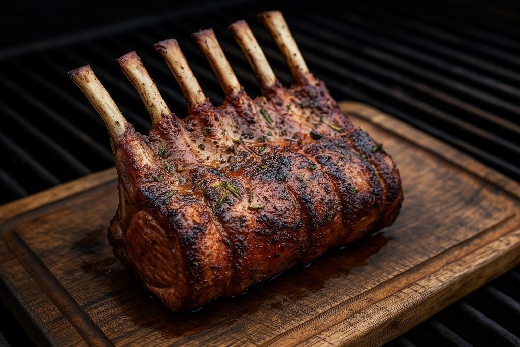 Lammekrone på grill