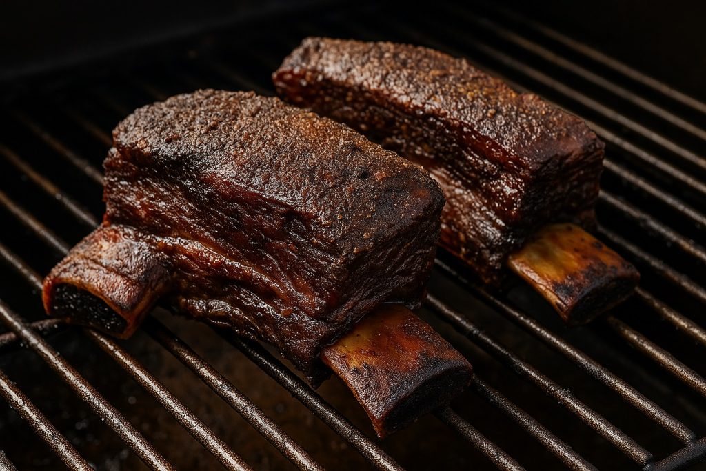 Beef short ribs på grill