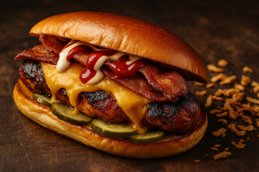 Smashdog: Den beskidte hotdog med bacon, ost og attitude