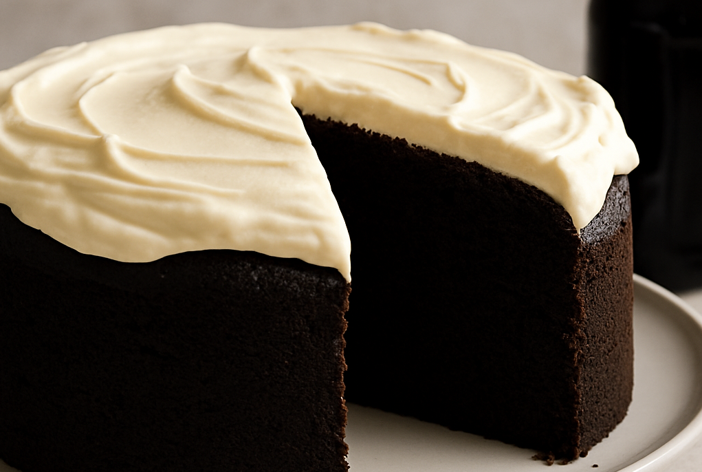 Stout-chokoladekage