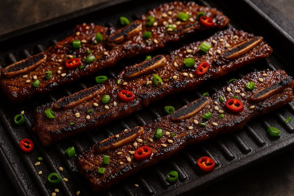 Korean BBQ-style short ribs