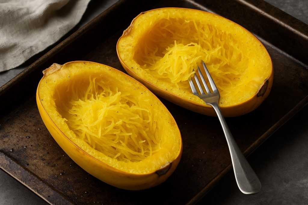 Spaghetti squash som spaghetti