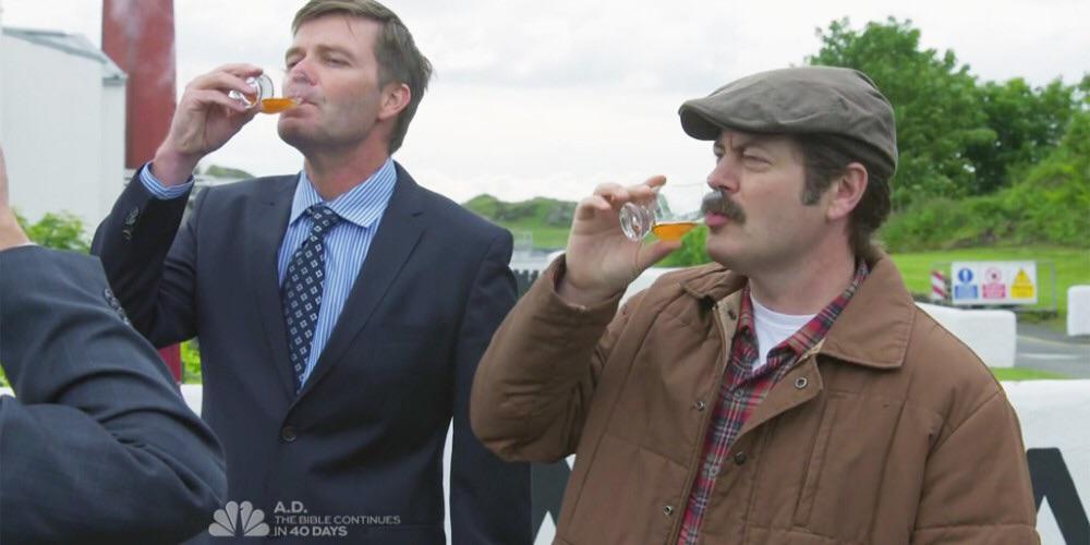 Sådan fik Nick Offerman fik sin Lagavulin-drøm opfyldt
