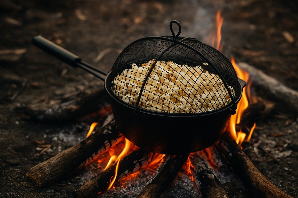 Popcorn på bål
