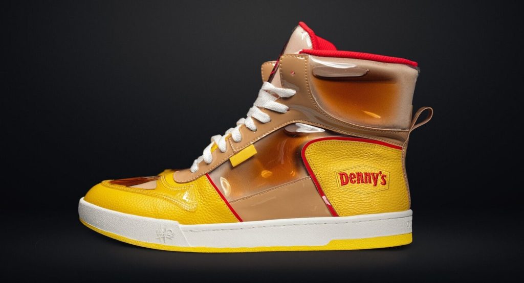 Denny’s lancerer sneakers med ægte sirup i: og nej, du må ikke spise det