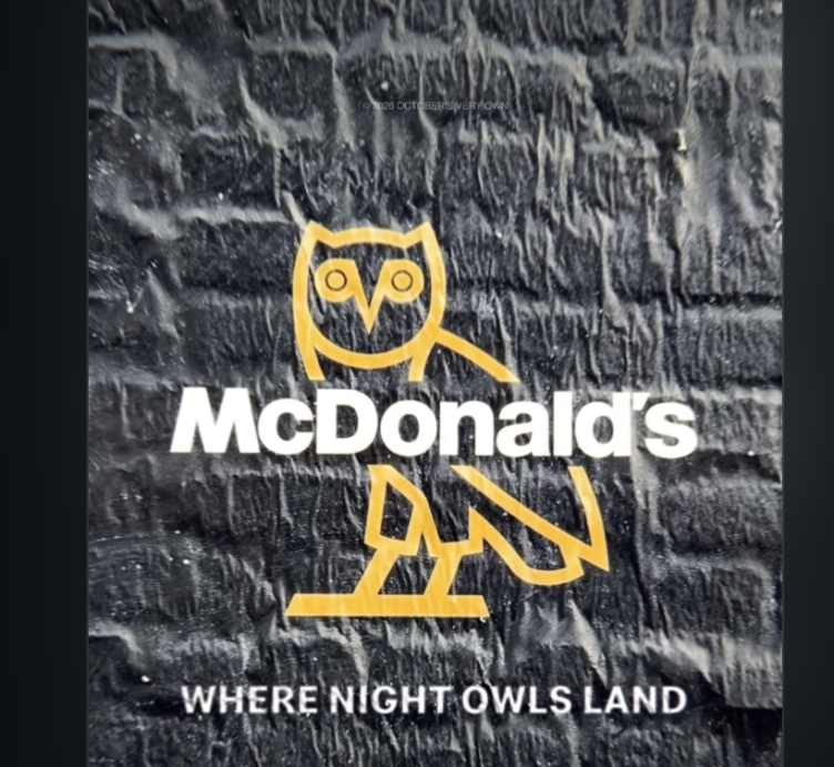 McDonald’s Canada teaser Drake-samarbejde – “Where night owls land”