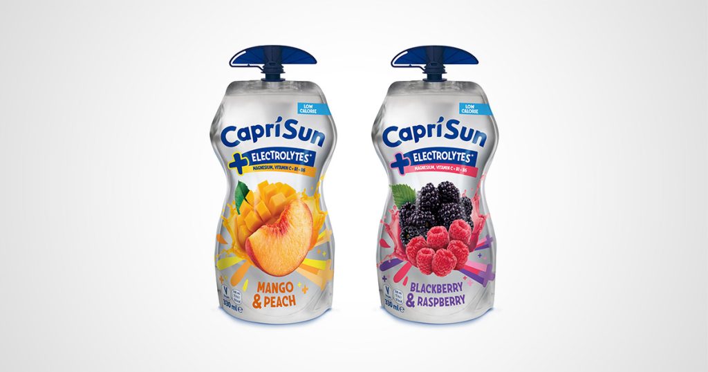 Capri-Sun hopper med på funktionel bølge med ny +Electrolytes-serie