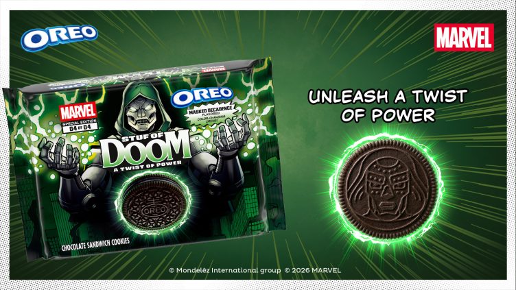 OREO lancerer Doctor Doom-cookie – og cremen bliver grøn, når du slikker på den