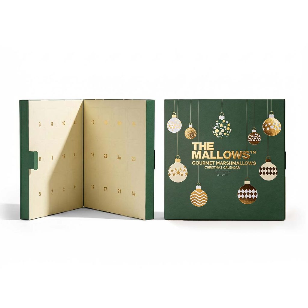 Mixed Mallows Christmas Calendar Front Open 1200px